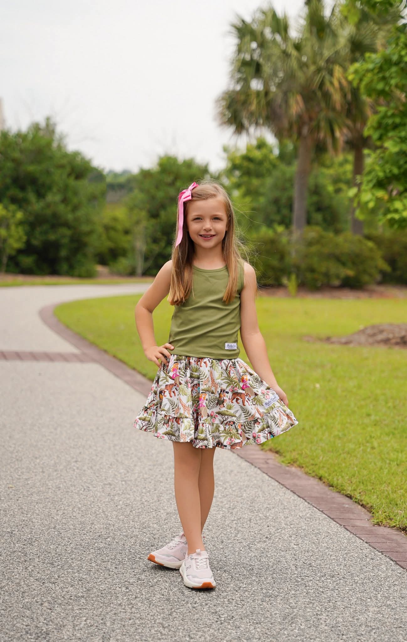 Extras (2026 Princess Safari) Athletic On The Go Skort Set