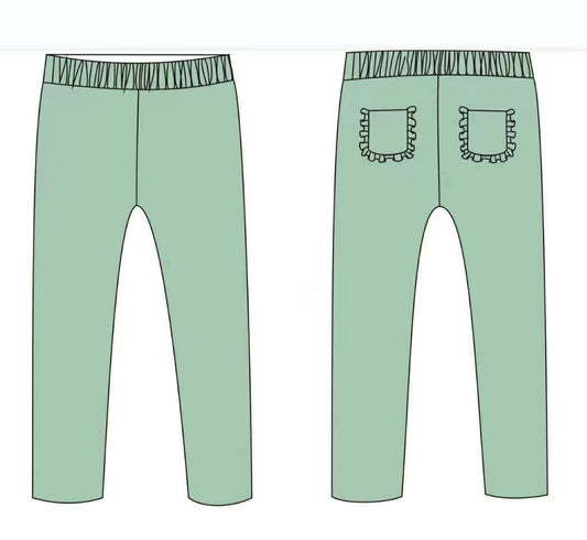 (2025 Spring BYOP) Green Leggings