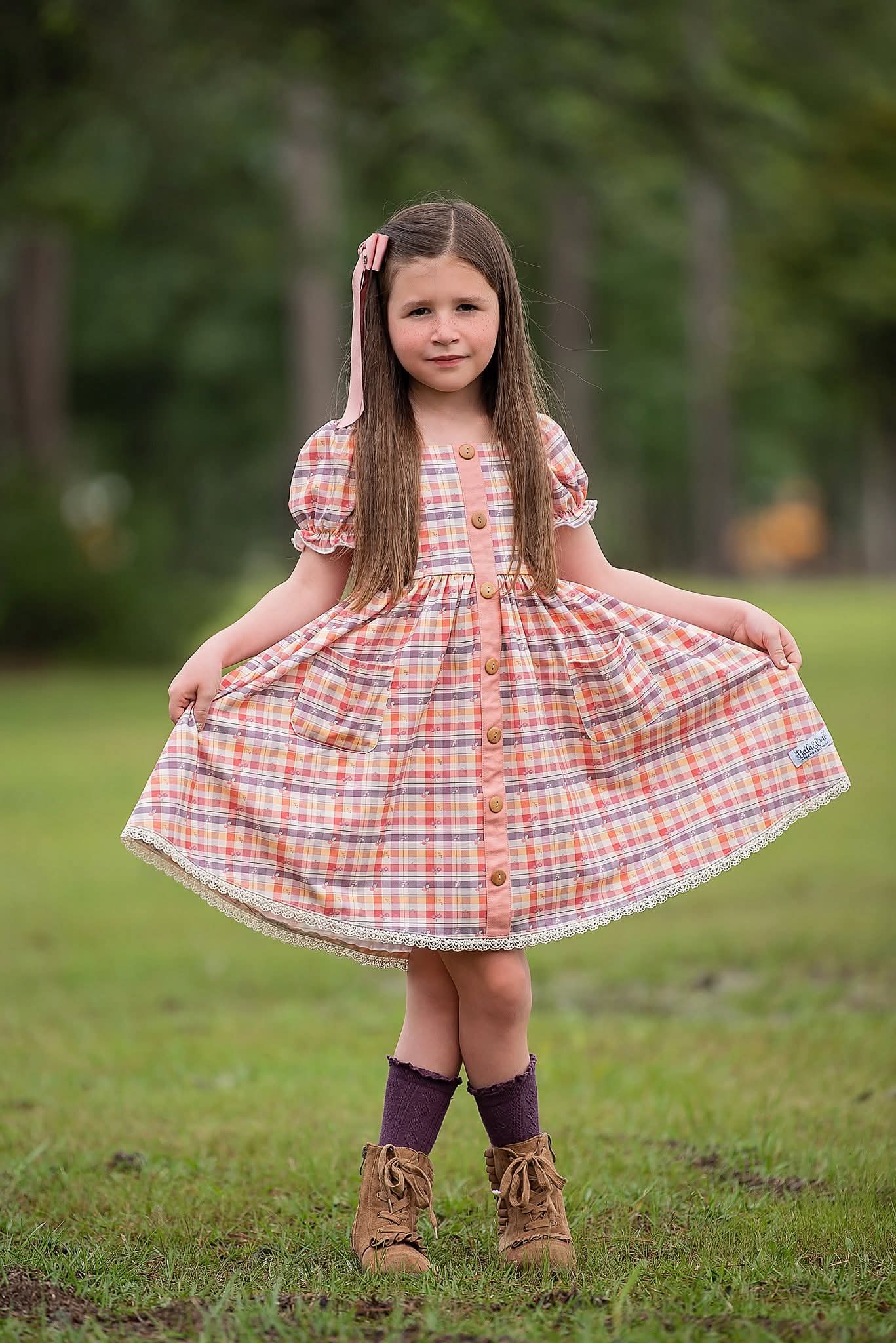 (2026 Fall Dresses) Fall Plaid Dress