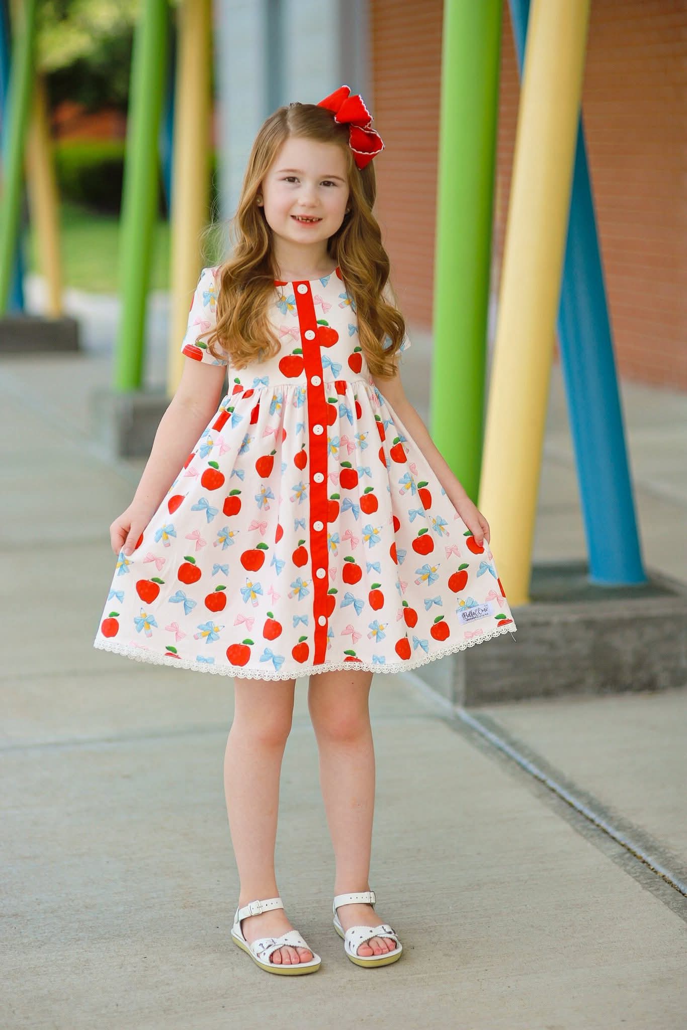 Extras (2026 Apple Collection) Apple Button Front Dress