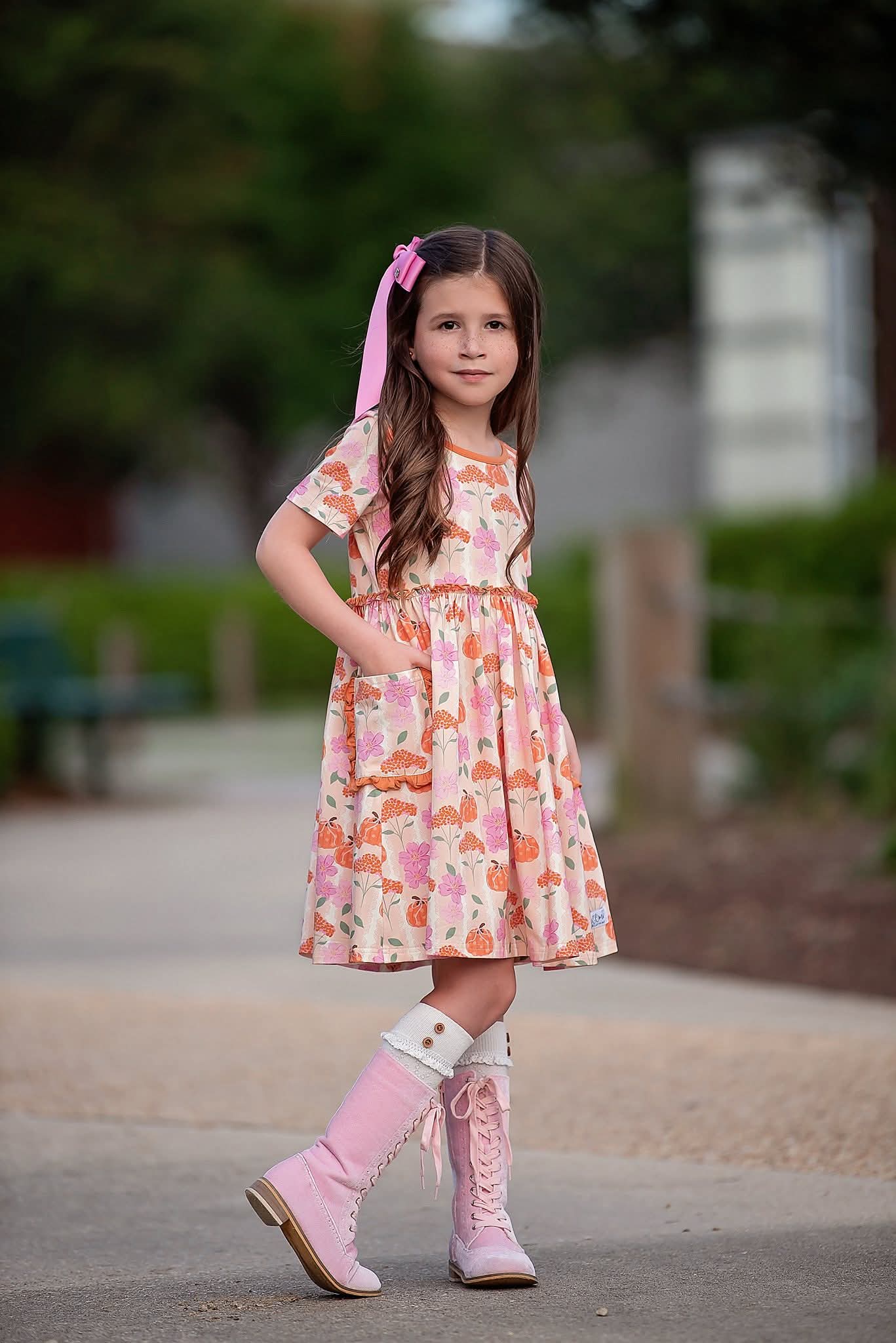 (2026 Pumpkin Spice) Pumpkin Dress