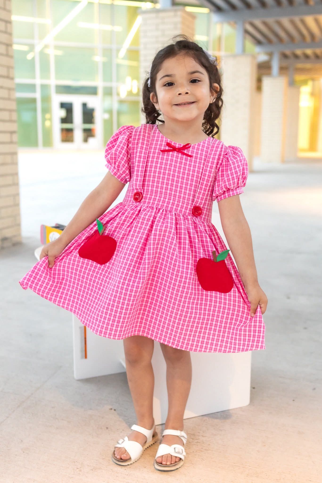 (2026 Fresh Start Fits) Pink Apple Dress