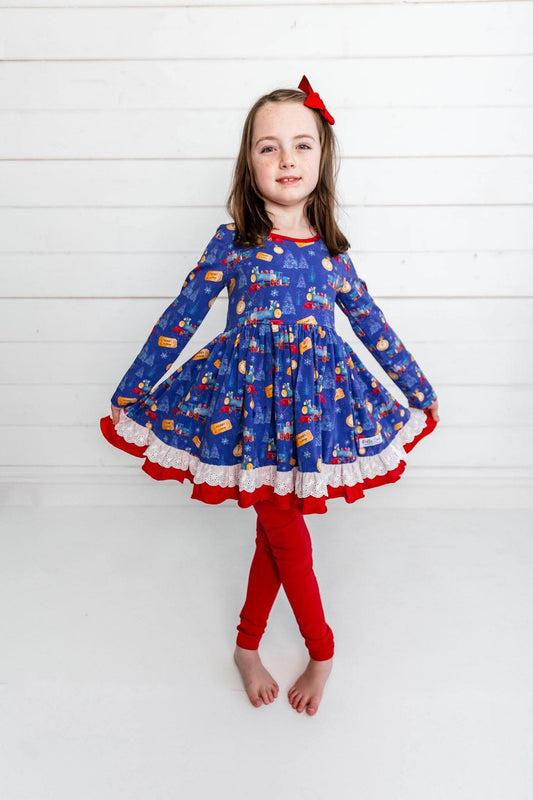 Extras (2025 Family Christmas PJs)Trains Playset