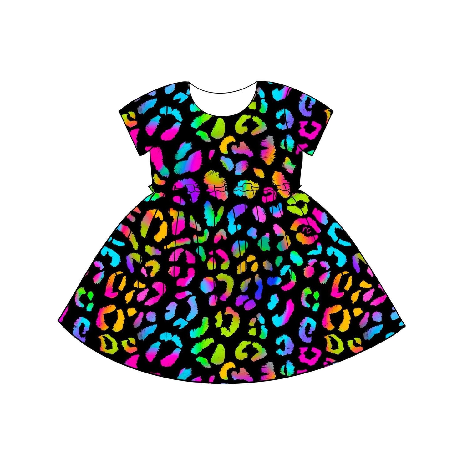 (2026 BTS BYOP) Rainbow Leopard Top
