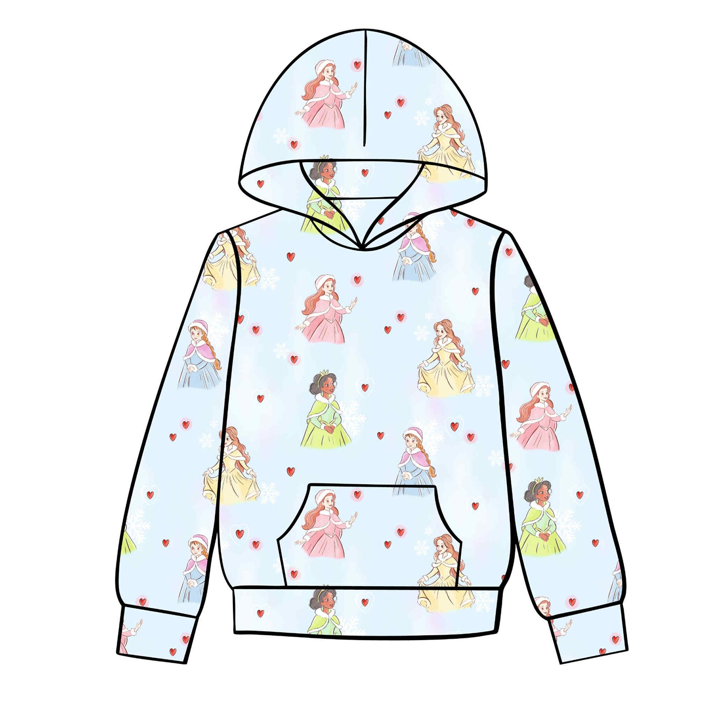 (2025 Hoodies) Winter Princess Hoodie