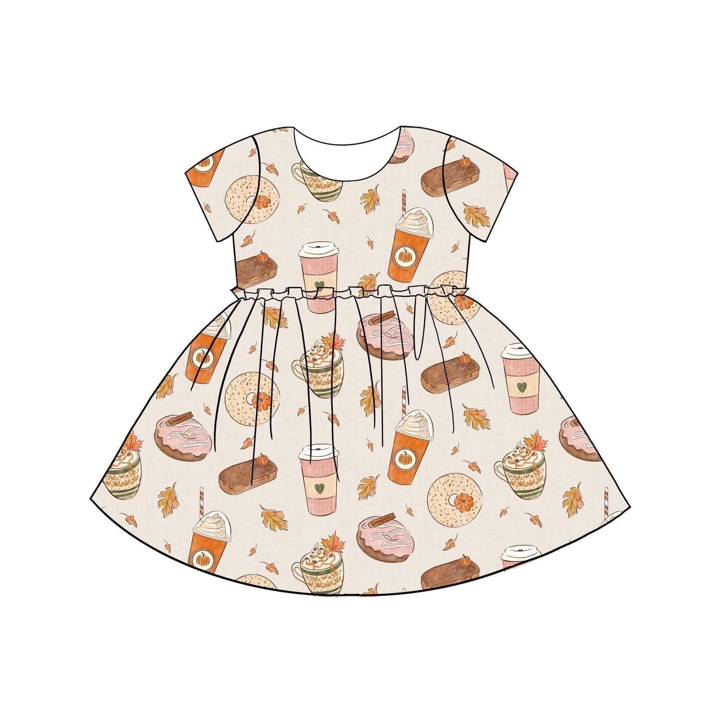 (2026 Fall BYOP) Short Sleeve Autumn Coffee