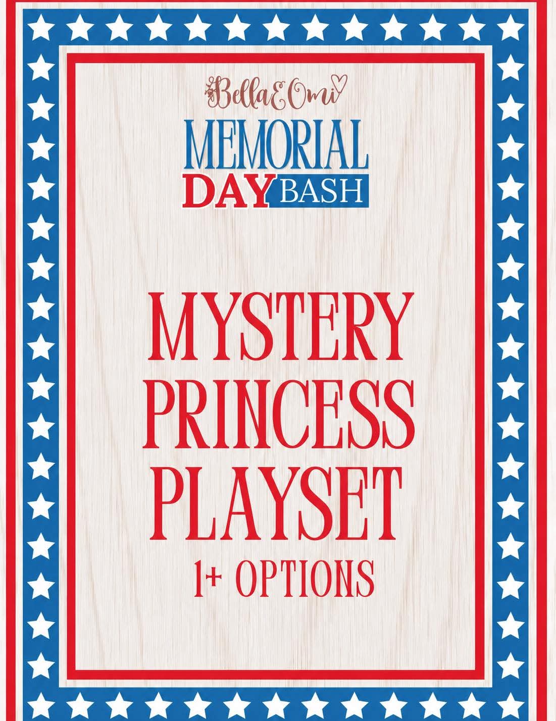 Extras (2026 Memorial Day Bash) Mystery Short Sleeve Playset with Shorts 1+ prints