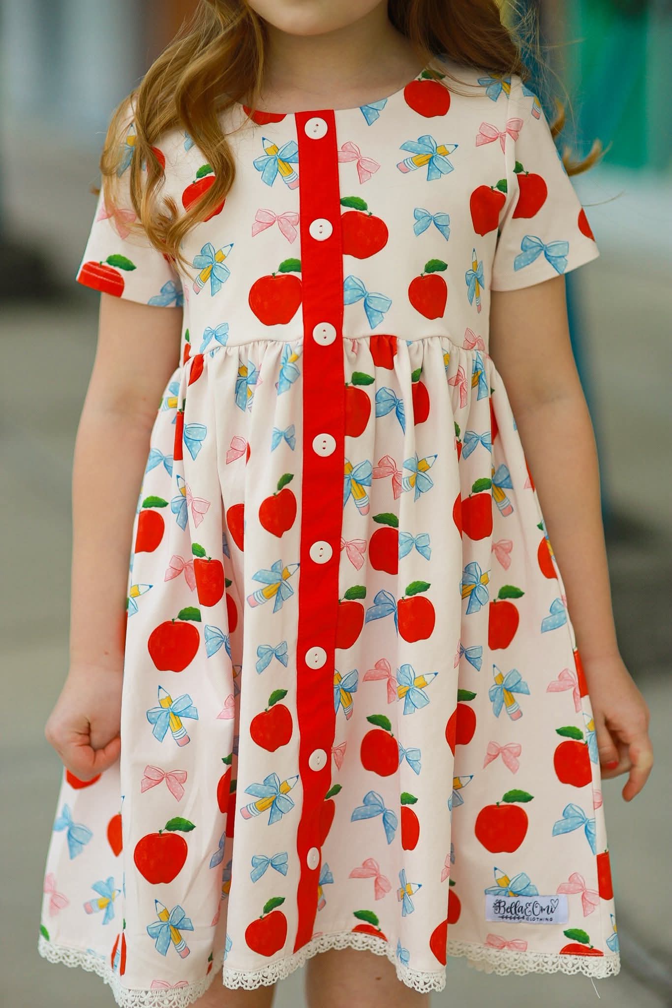 Extras (2026 Apple Collection) Apple Button Front Dress