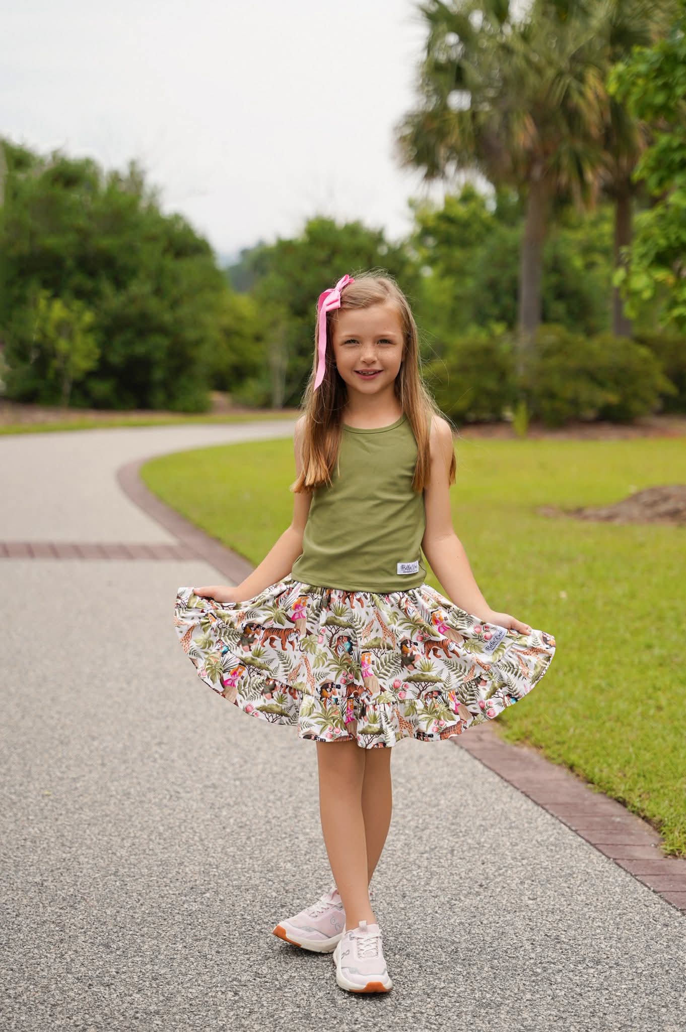 Extras (2026 Princess Safari) Athletic On The Go Skort Set