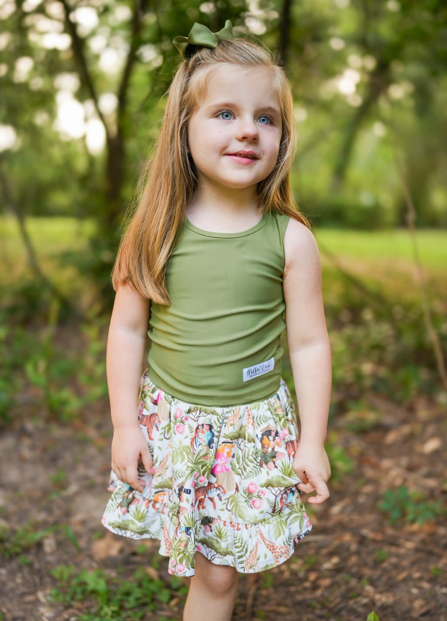 Extras (2026 Princess Safari) Athletic On The Go Skort Set