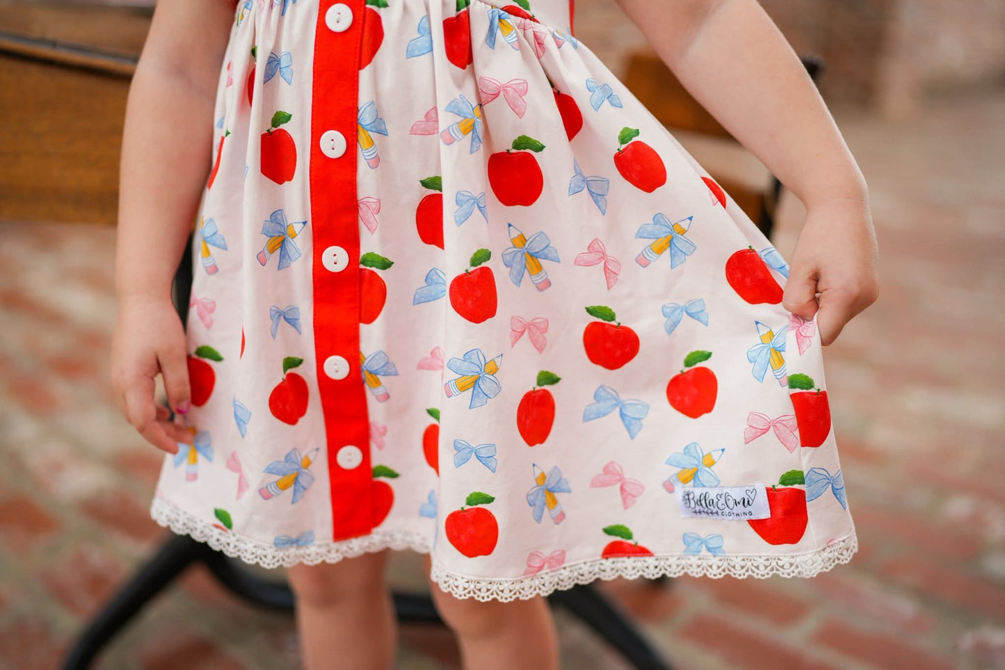Extras (2026 Apple Collection) Apple Button Front Dress