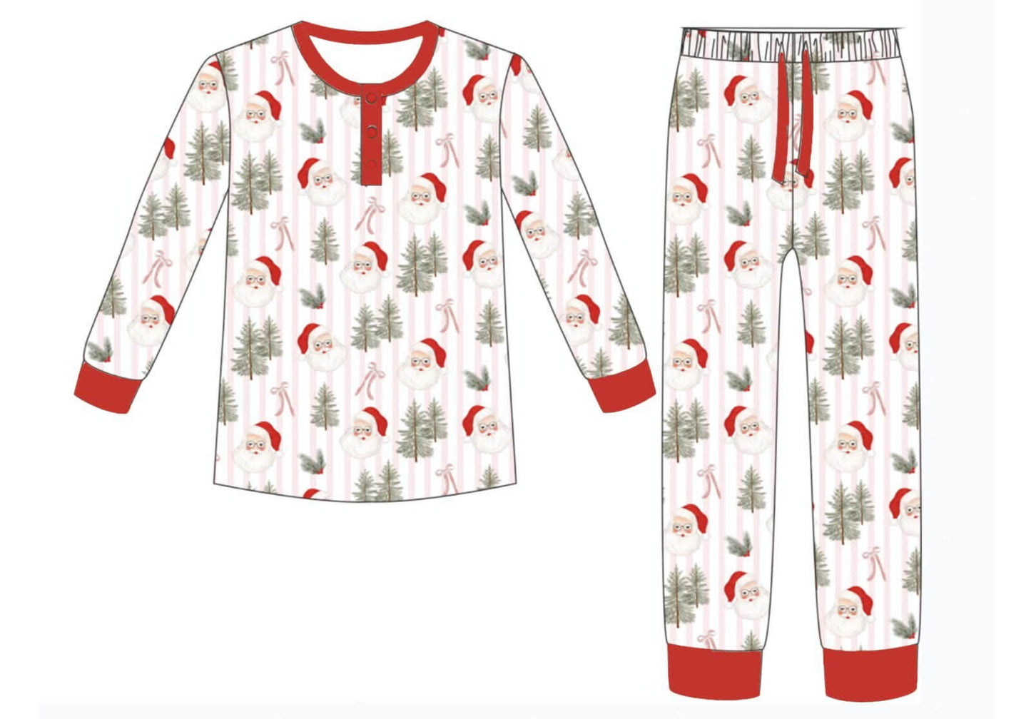 (2026 Family Christmas Sets) Mommy Top (Top Only)