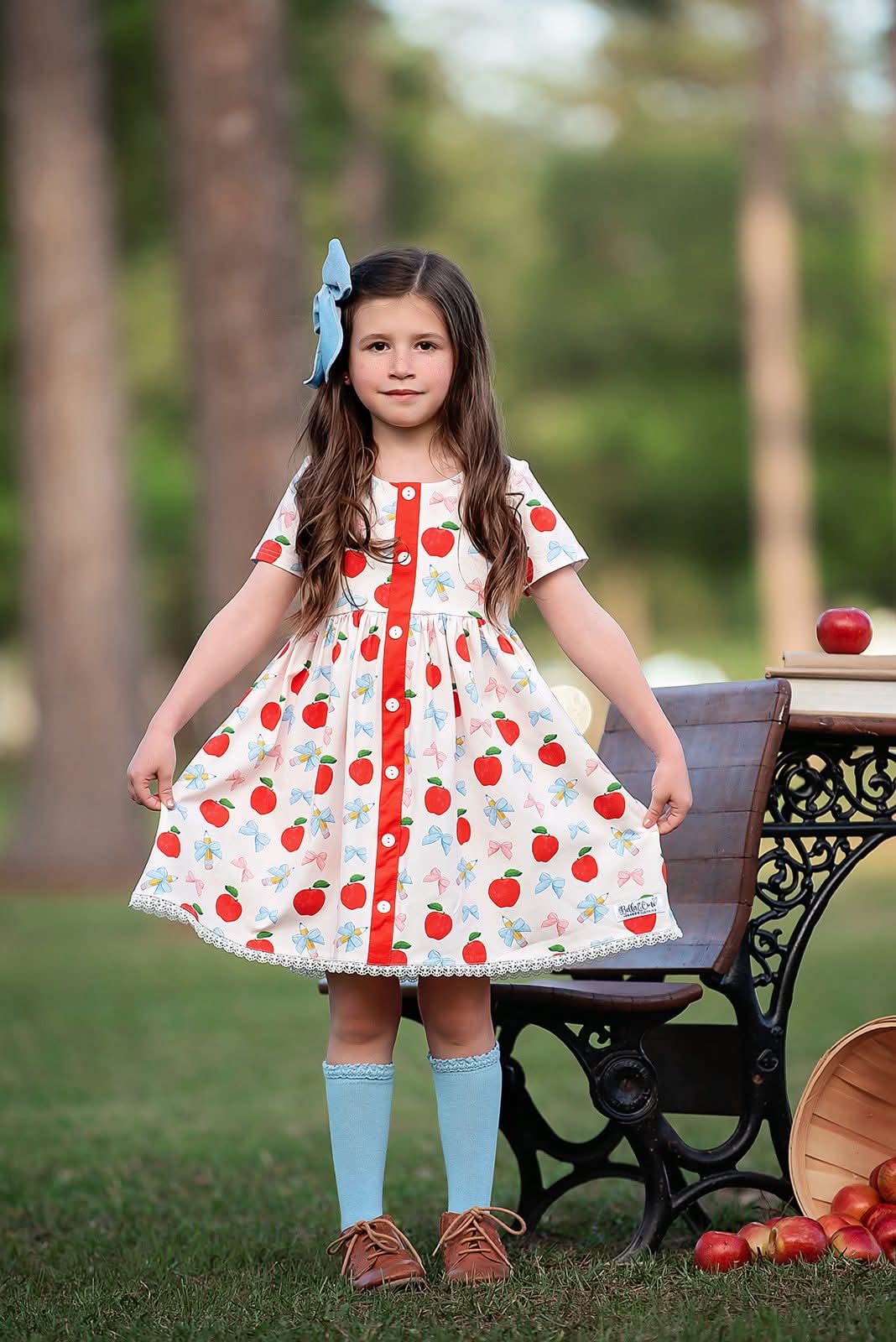 Extras (2026 Apple Collection) Apple Button Front Dress