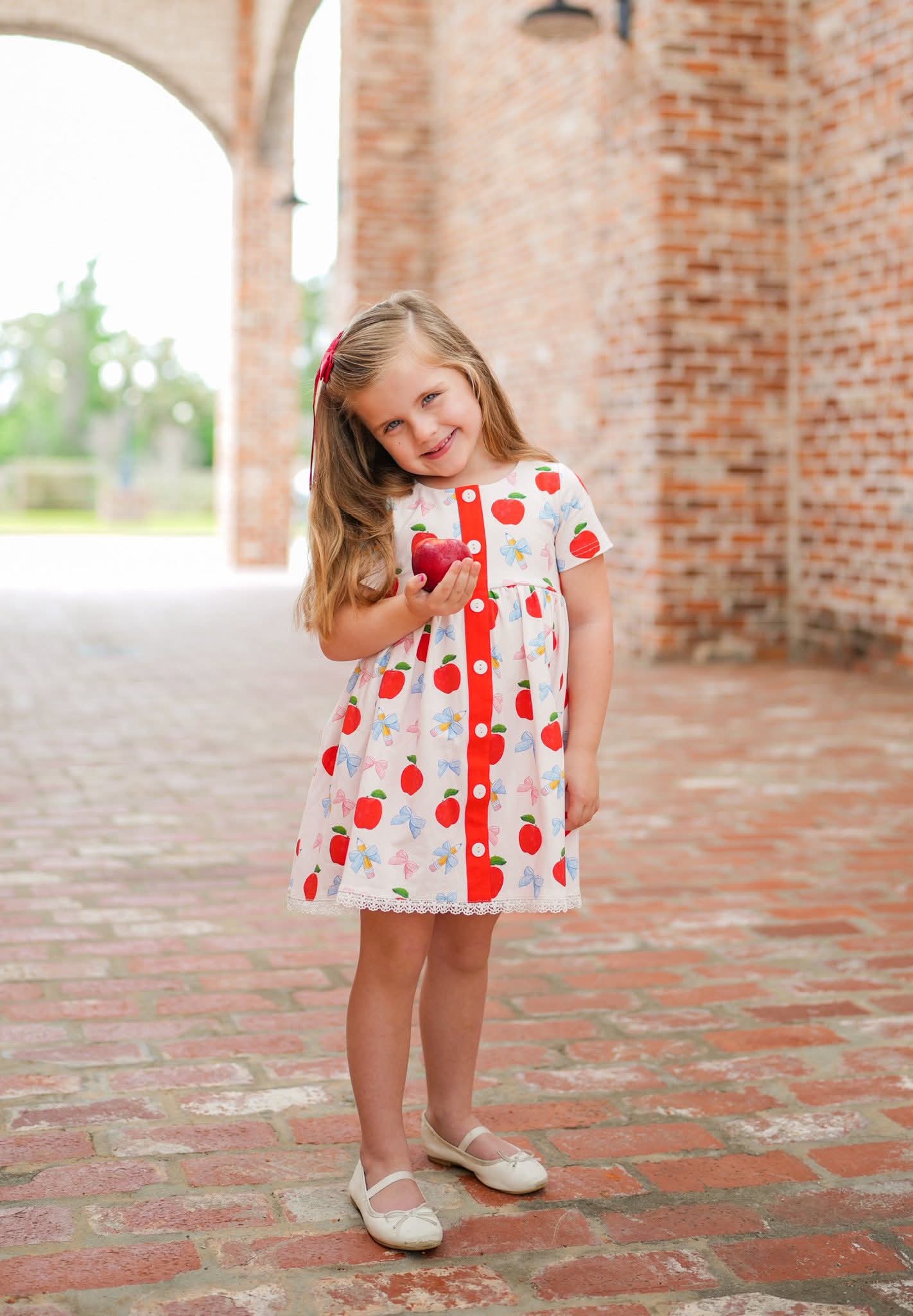 Extras (2026 Apple Collection) Apple Button Front Dress