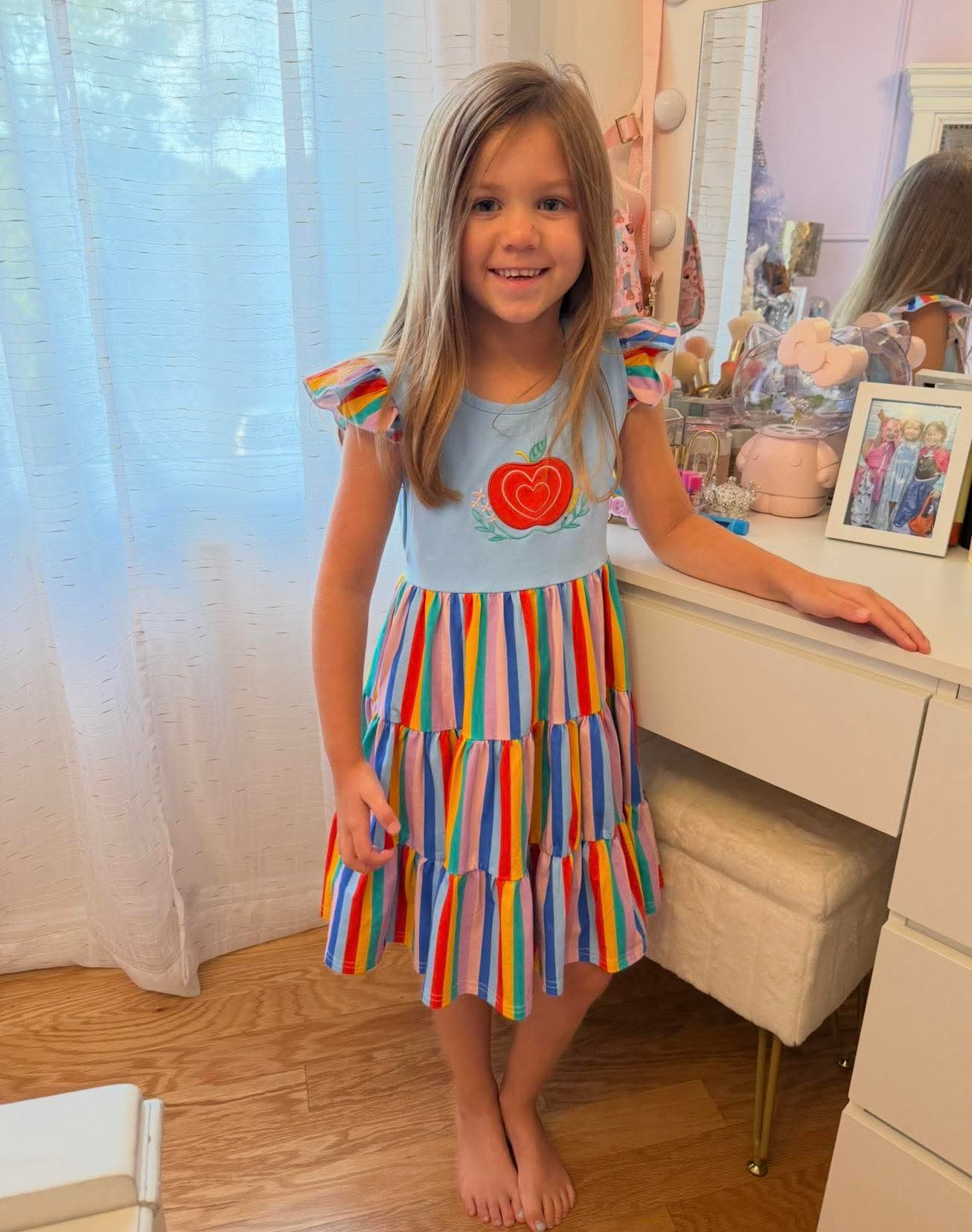 Extras (2026 Apple Collection) Apple Embroidery Dress