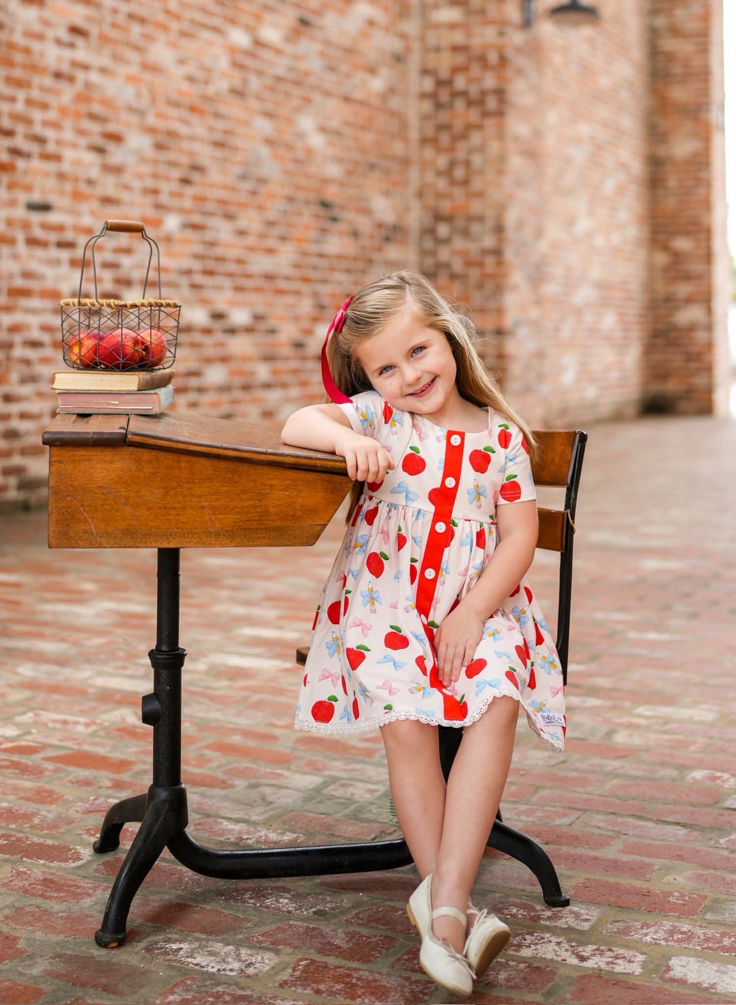 Extras (2026 Apple Collection) Apple Button Front Dress