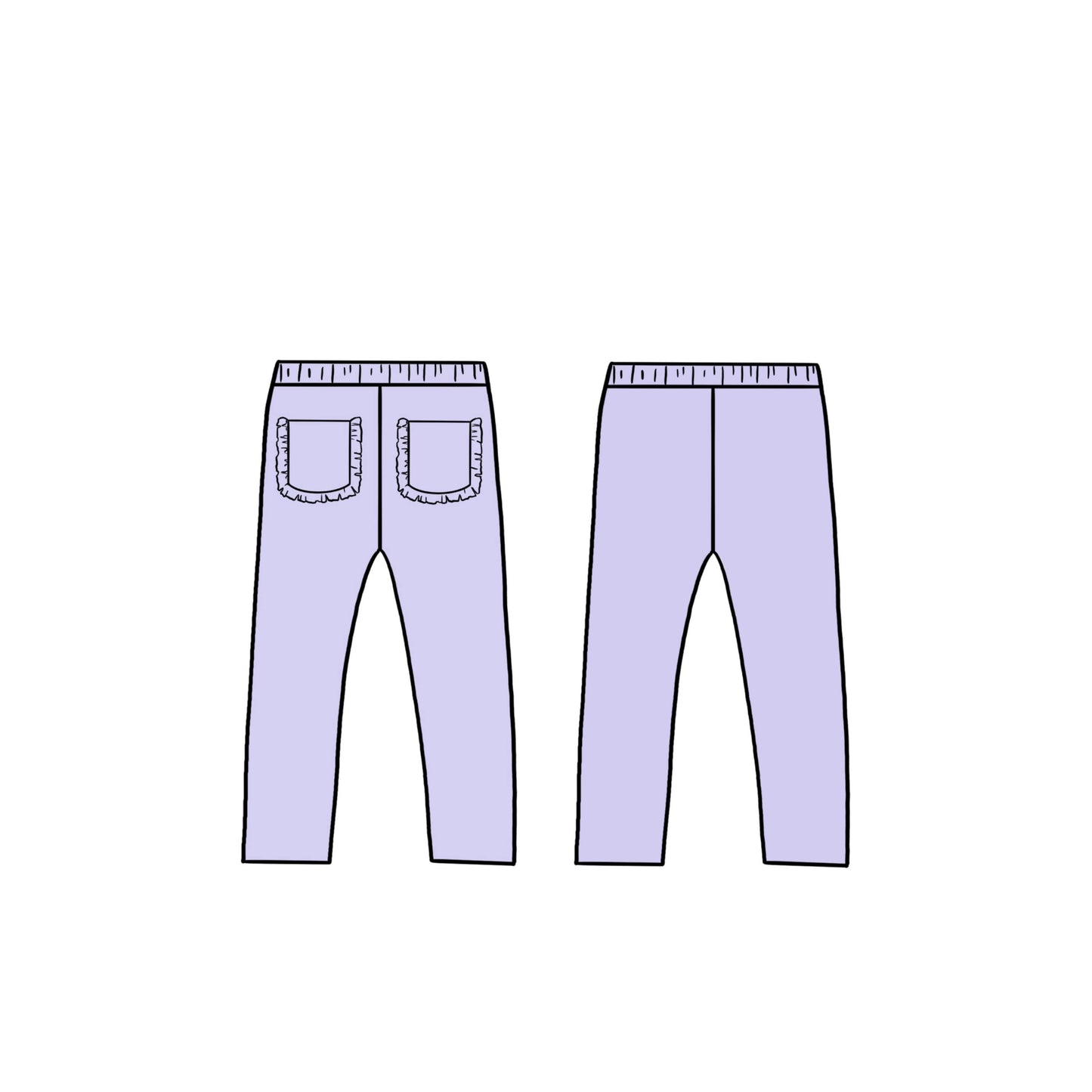 (2026 Princess Playsets)Purple Leggings