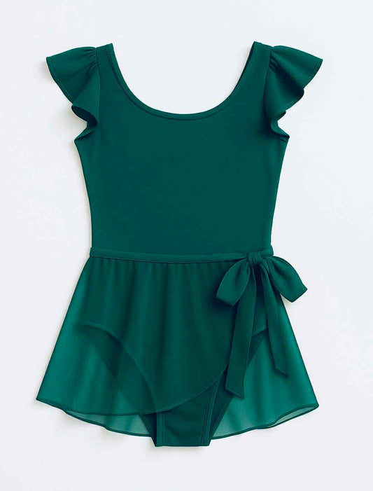 Extras (2025 Dance Collection) Emerald with removable skirt