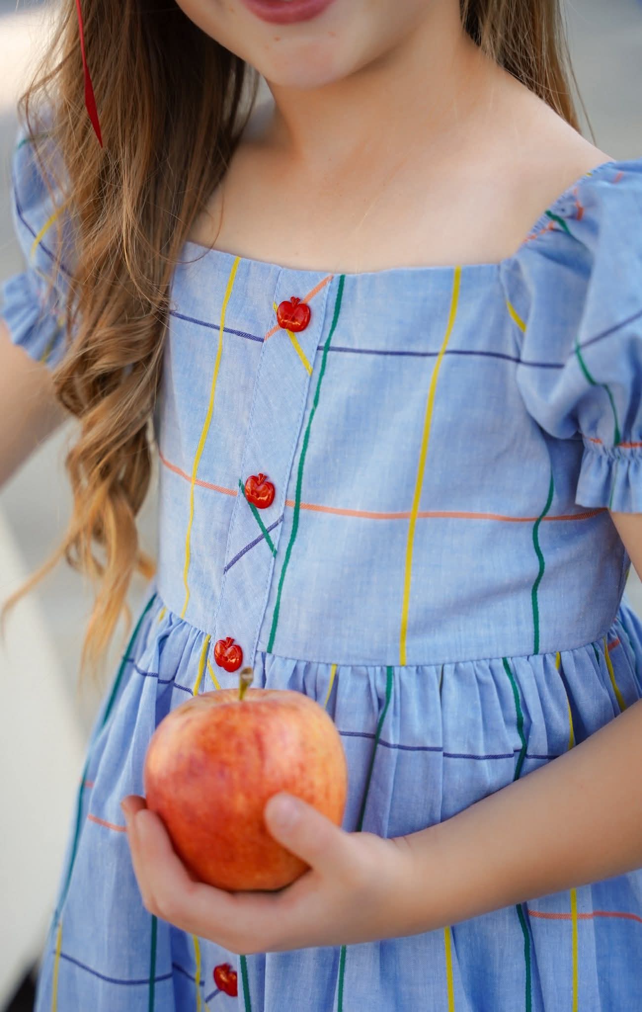 Extras (2026 Fresh Start Fits) Blue Plaid Dress