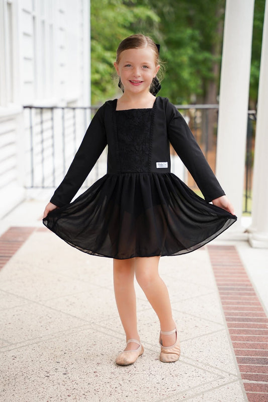 Extras (2025 Dance Collection) Long Sleeve Black Leo