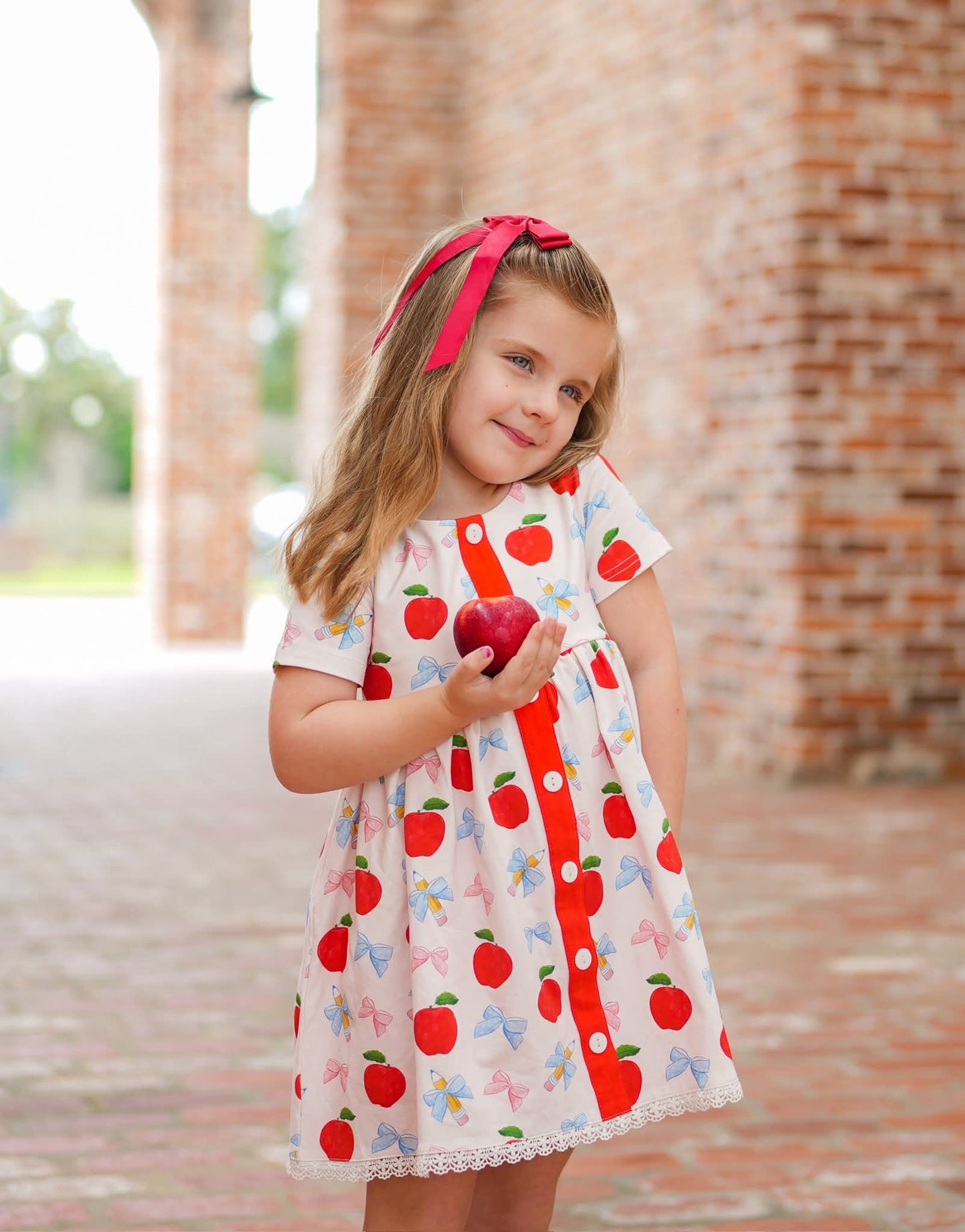 Extras (2026 Apple Collection) Apple Button Front Dress