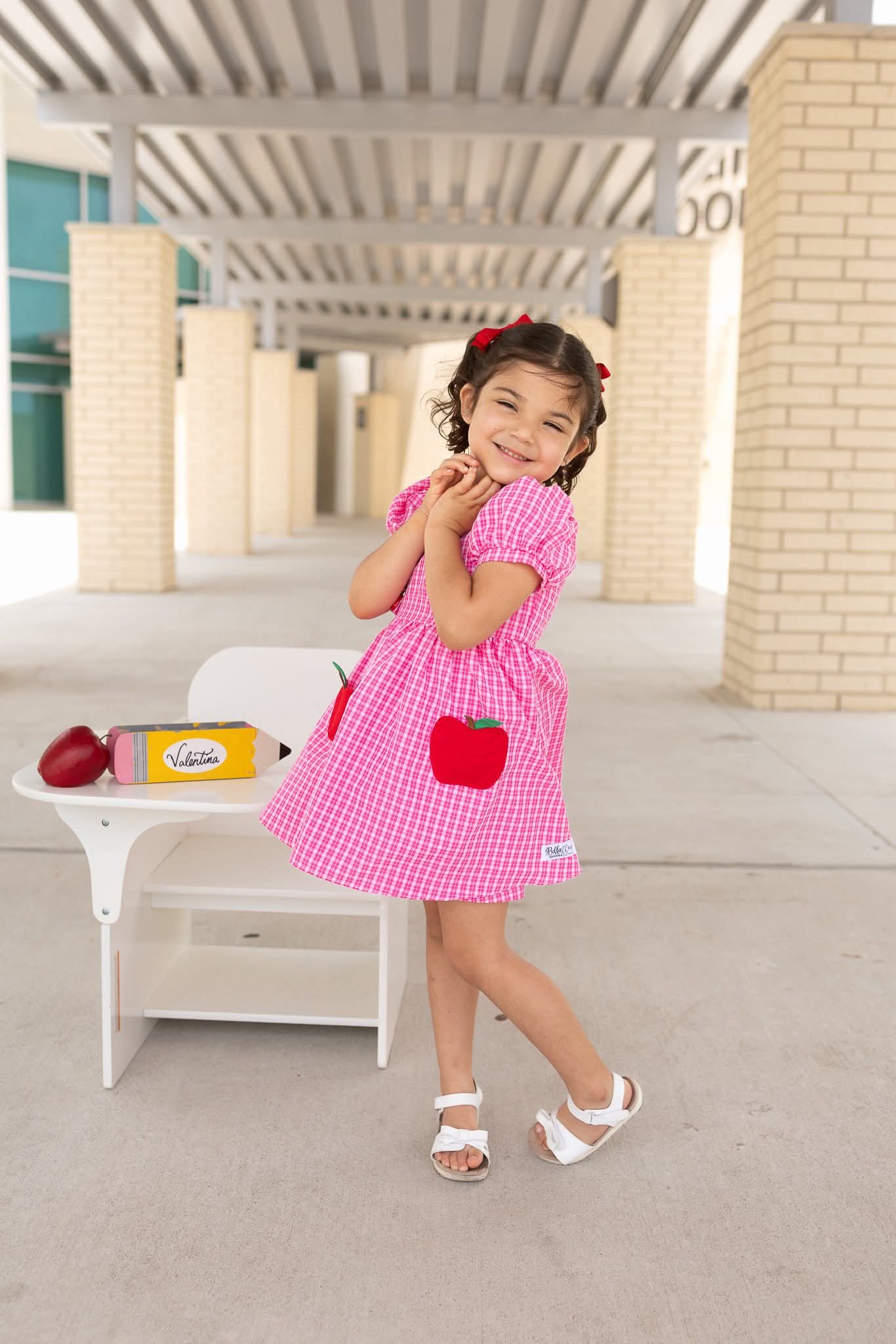 (2026 Fresh Start Fits) Pink Apple Dress