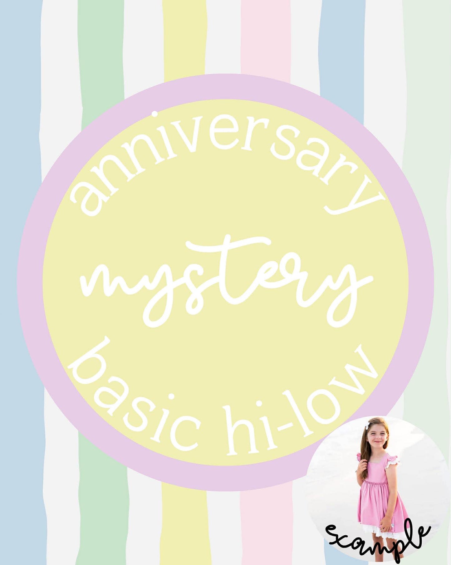 Extras (2026 Anniversary Sale) Mystery Hi Lo Basic (1+ Solid Color)