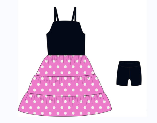 EXTRAS (2026 Character Athletic Collection) Pink Mouse Pals Mommy  Athletic Dress