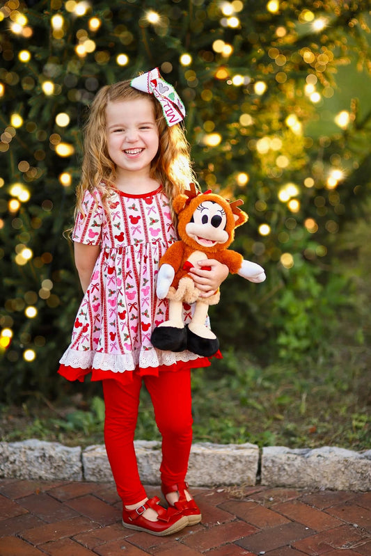 (2026 Character Christmas) Christmas Mouse Short Sleeve Playset