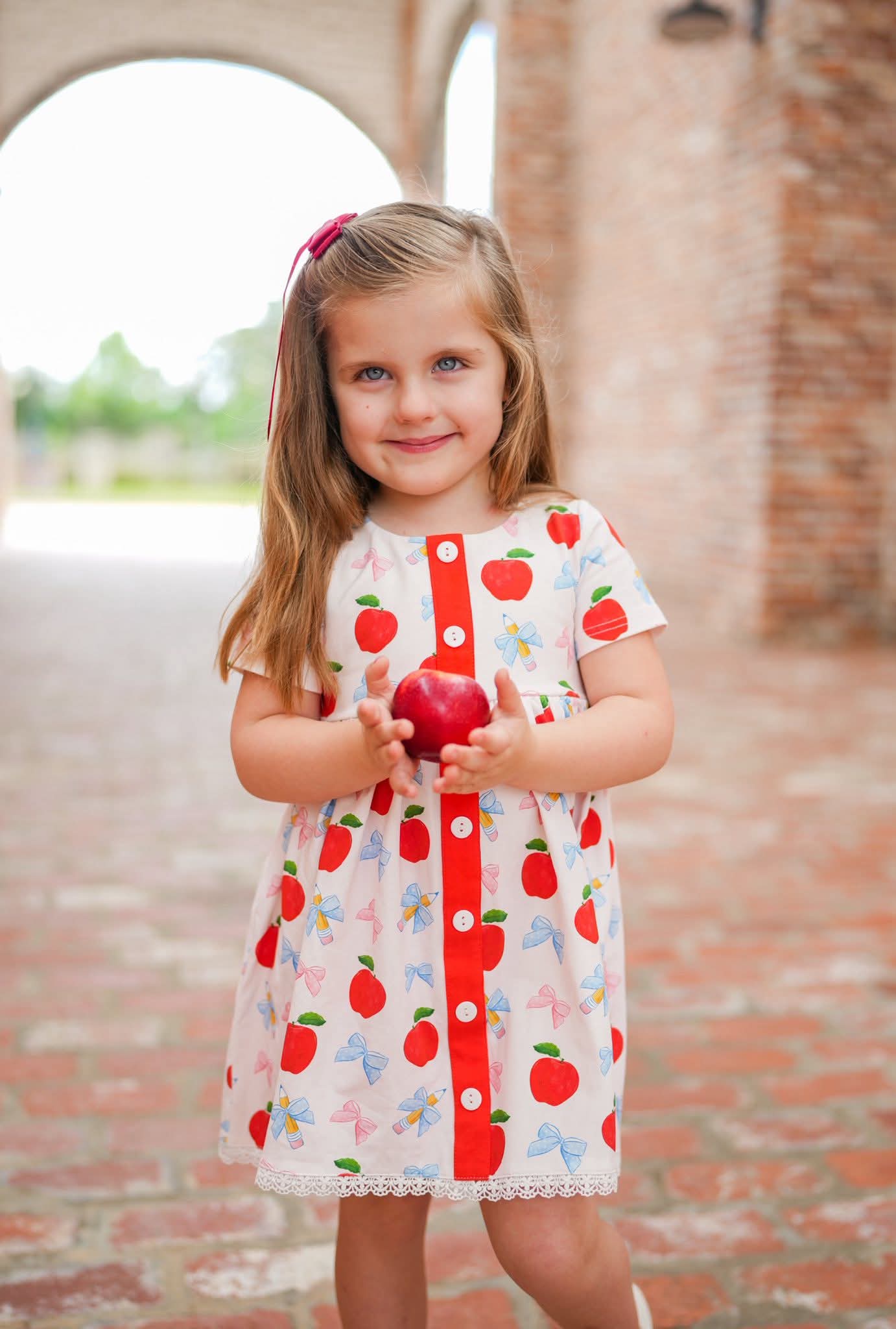 Extras (2026 Apple Collection) Apple Button Front Dress