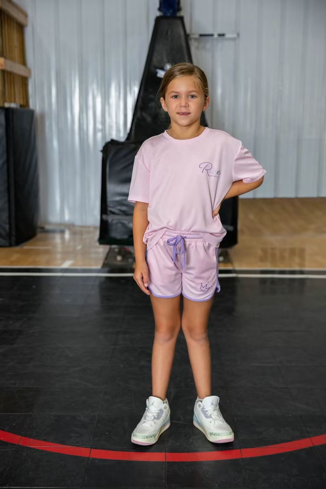 (2026 First Release) Rise Pink Short Sleeve Athletic Set