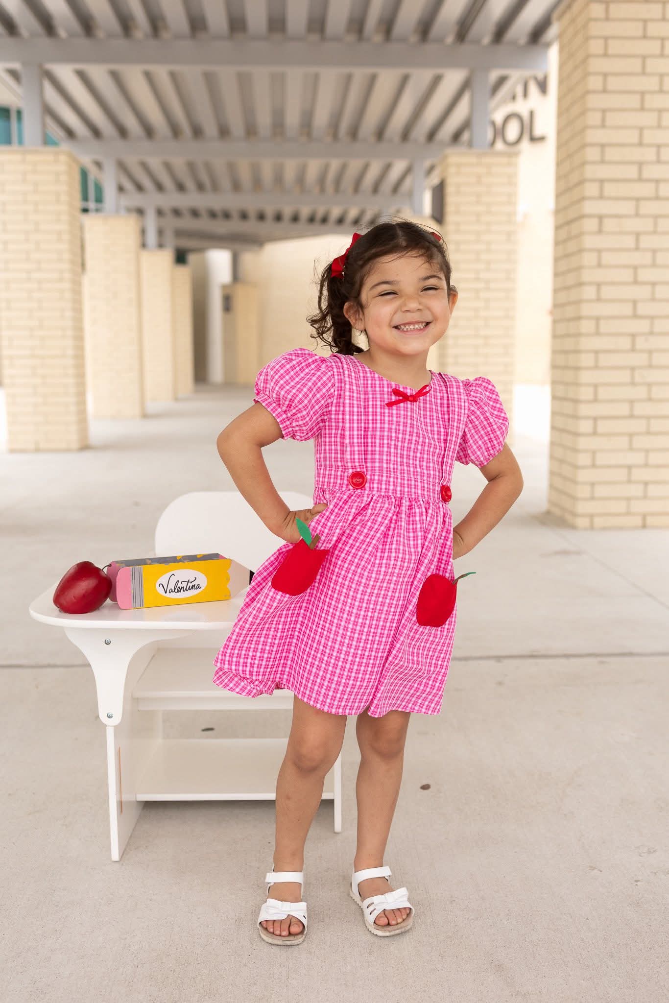 (2026 Fresh Start Fits) Pink Apple Dress