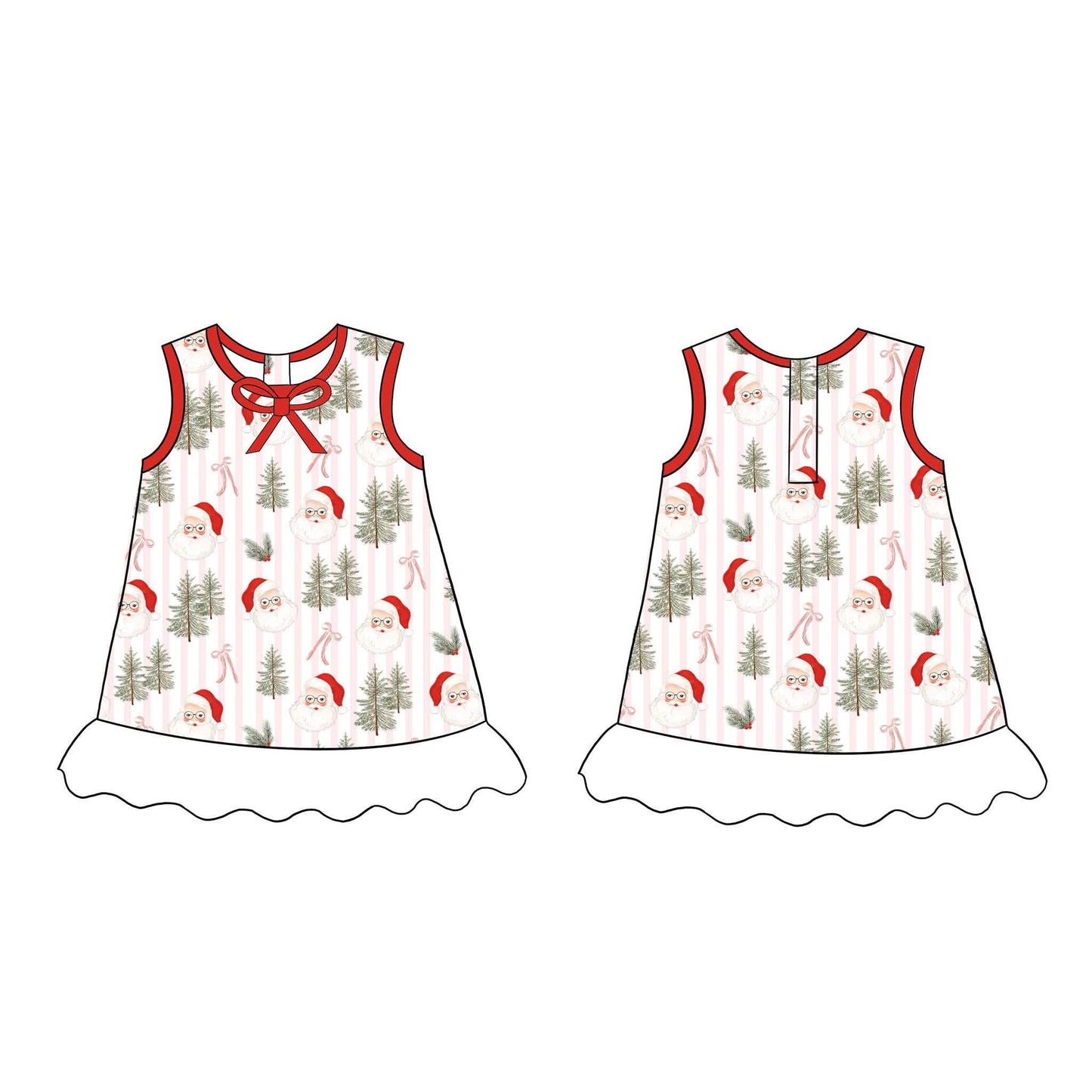 (2026 Family Christmas Sets) Doll Gown
