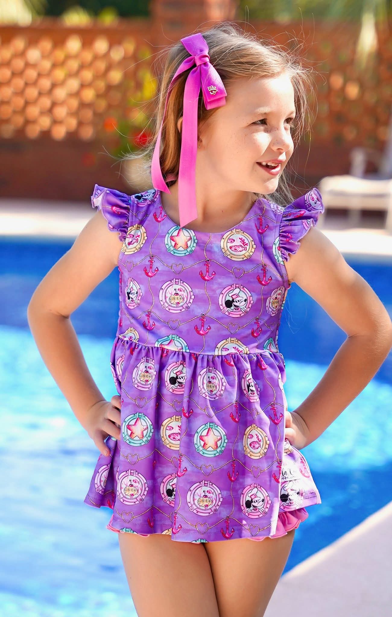 Extras (2025 Spring Break Bash) Set Sail Smocked Back Tankini