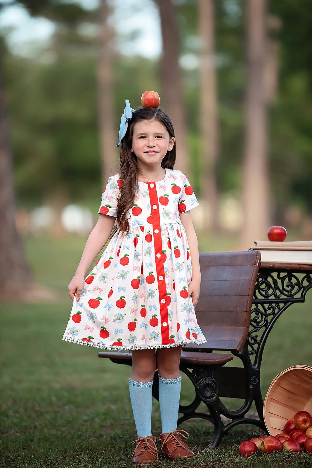Extras (2026 Apple Collection) Apple Button Front Dress