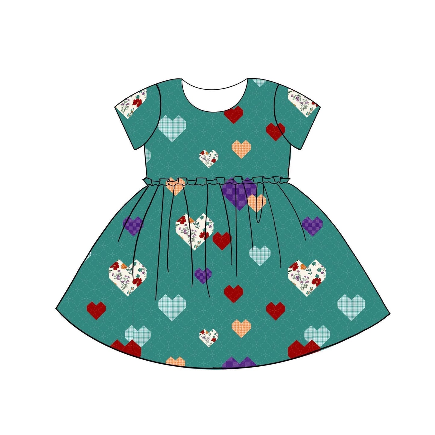 (2026 Fall BYOP) Short Sleeve Hearts