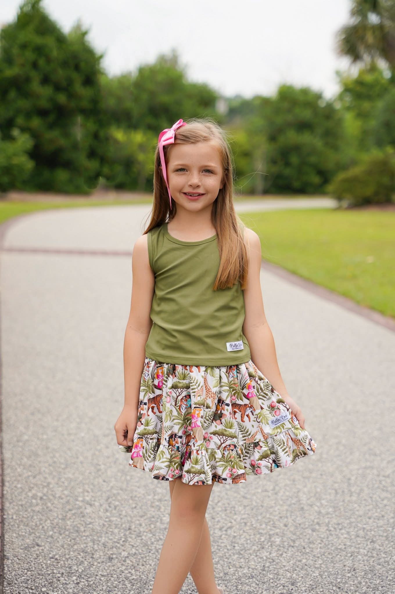 Extras (2026 Princess Safari) Athletic On The Go Skort Set