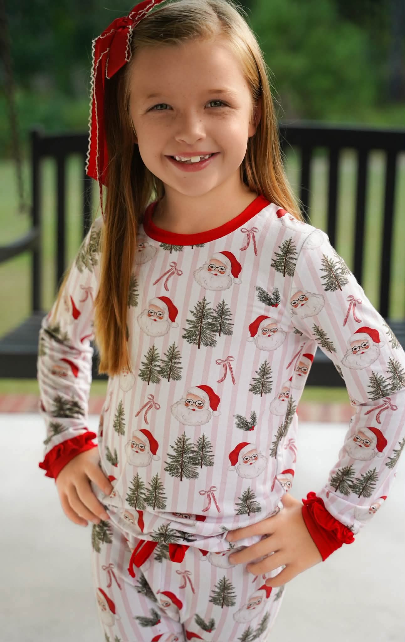 (2026 Family Christmas Sets) Girls 2pc Set