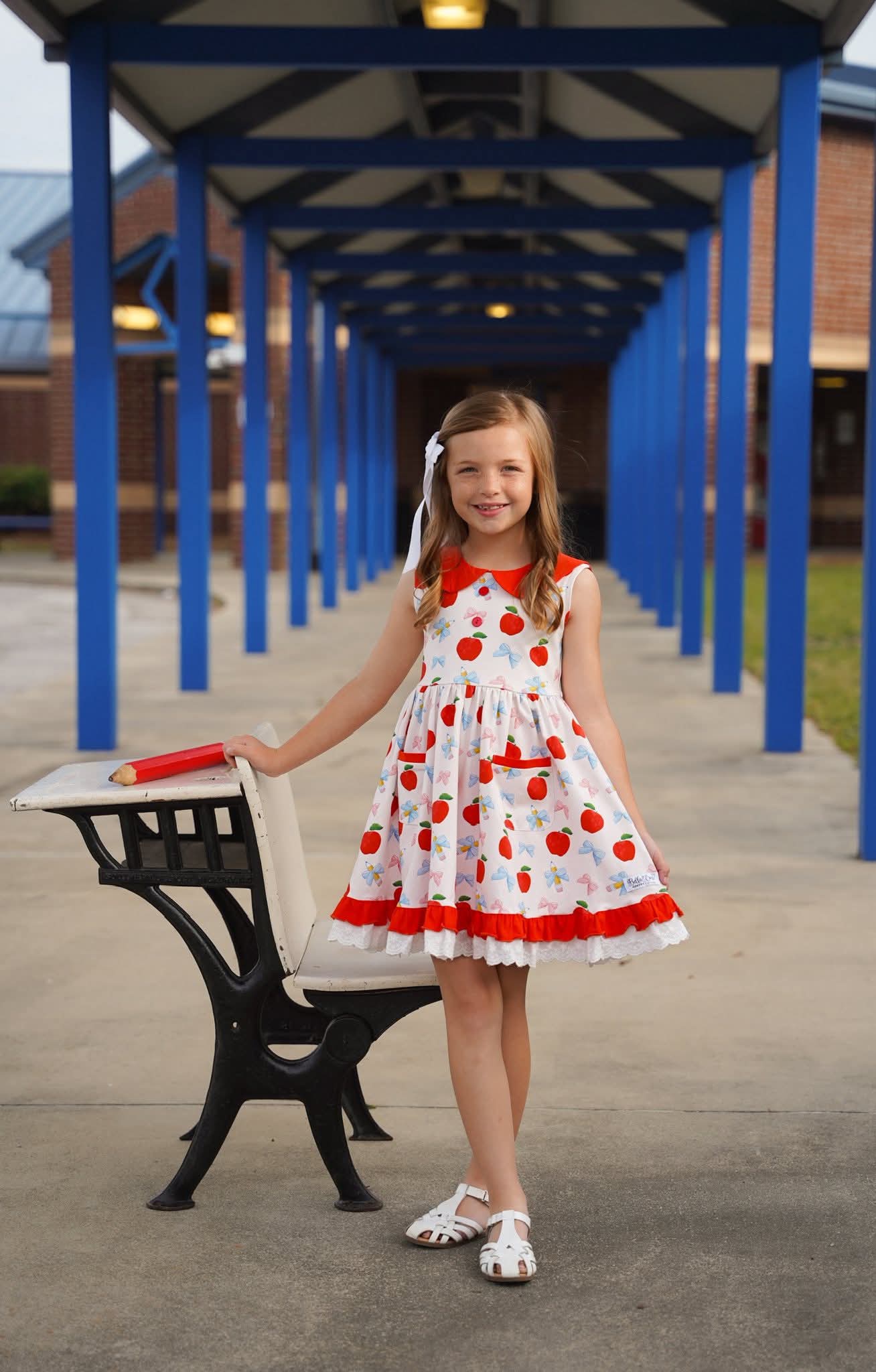 Extras (2026 Apple Collection) Peter Pan Collar Dress