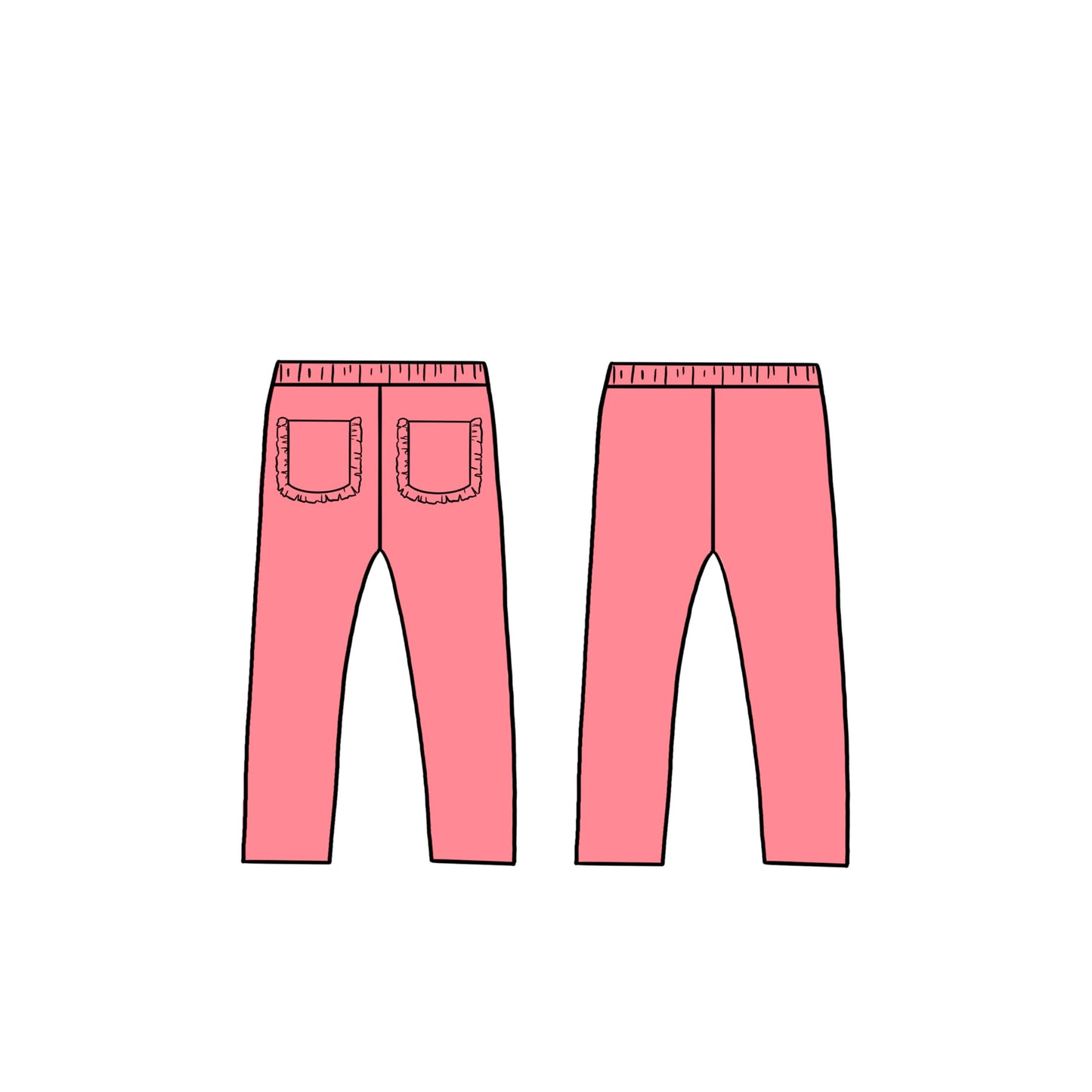 (2026 Princess Playsets) Pink Leggings