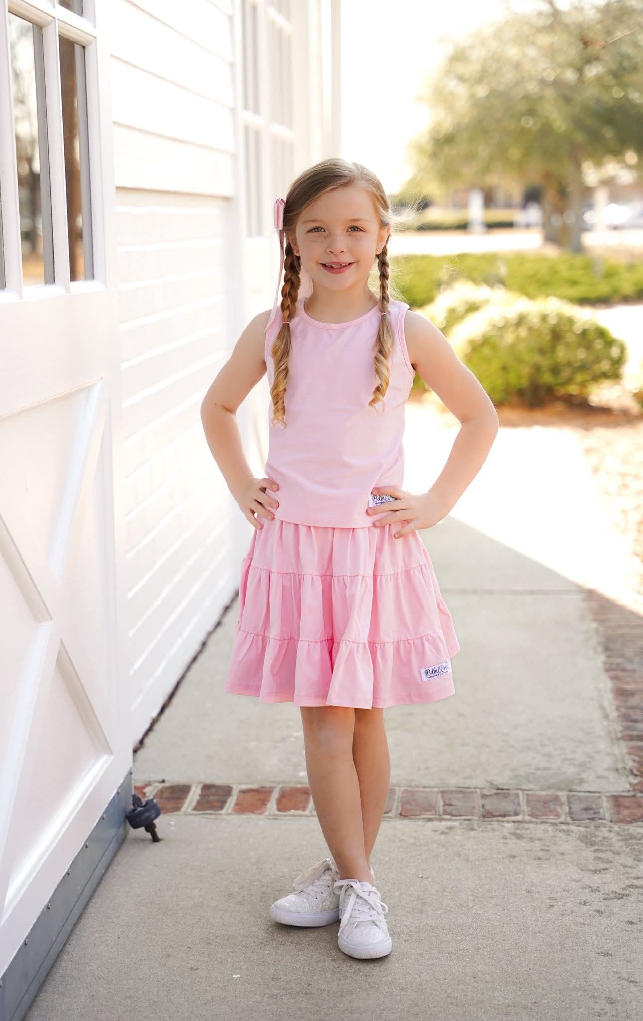 Extras (2026 Summer Staples) Pink Skort Set