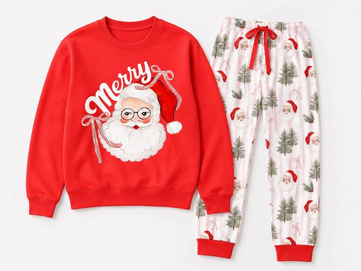 (2026 Family Christmas Sets) Mommy Sweatshirt (Top Only)