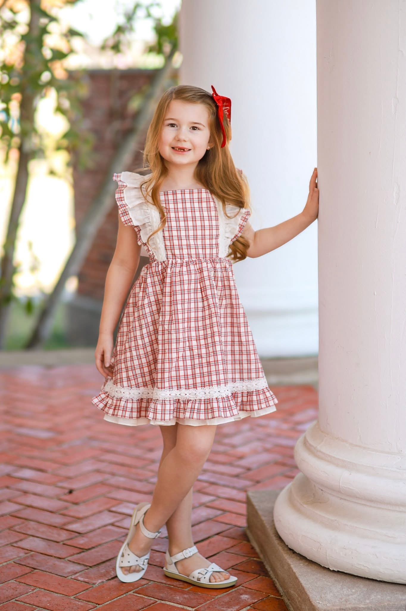 EXTRAS (2026 Summer Linens) Cherry Coast Pinafore