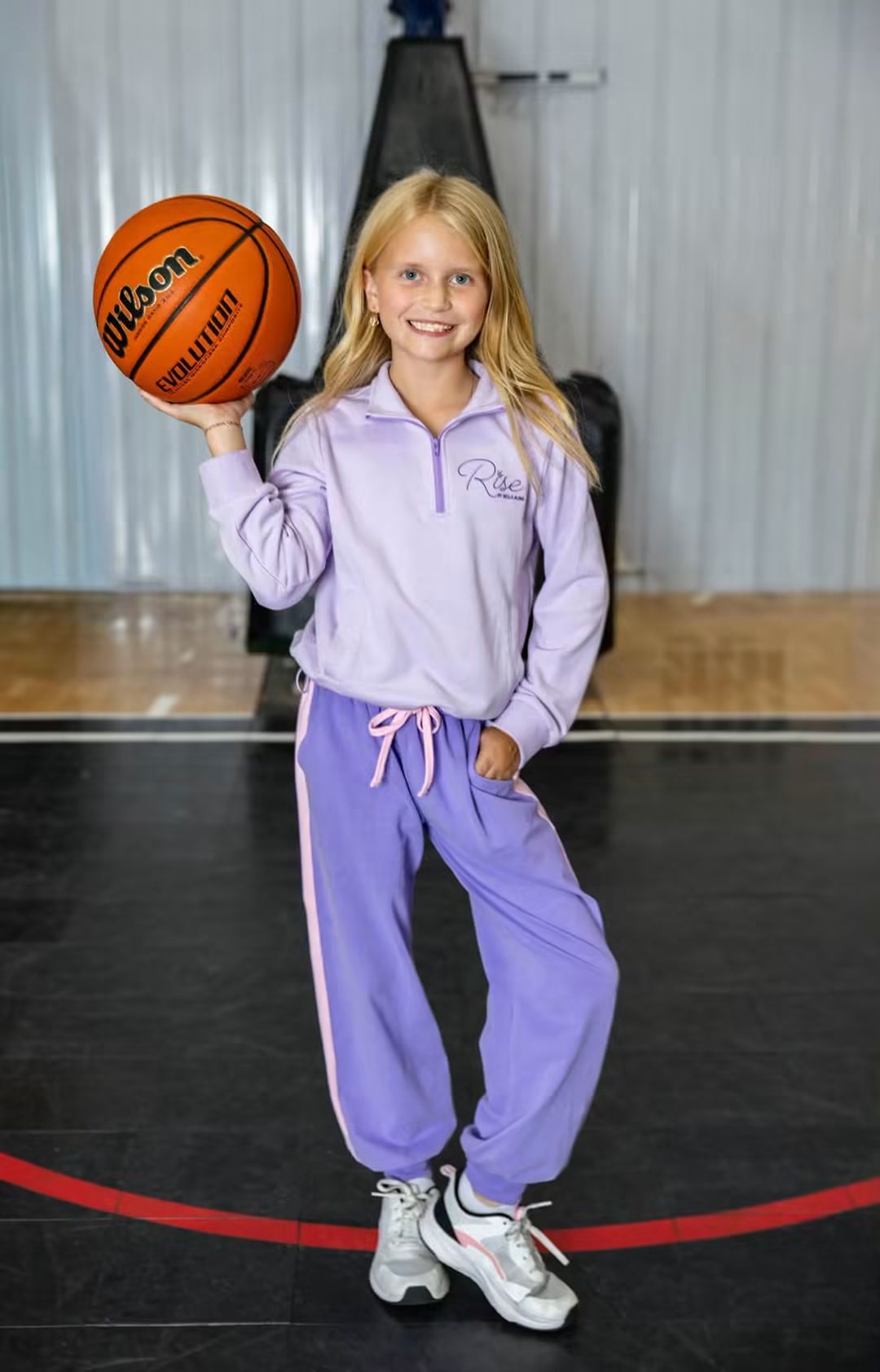(2026 First Release) Rise Purple Half Zip Pulllover