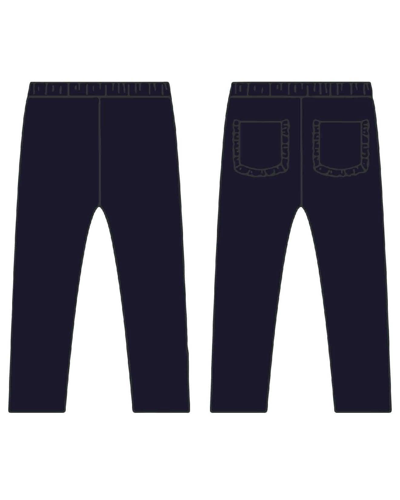 (2025 Hoodies) Black Leggings